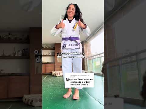 Thumbnail for O tempo de cada faixa no JiuJitsu #shorts #faixas