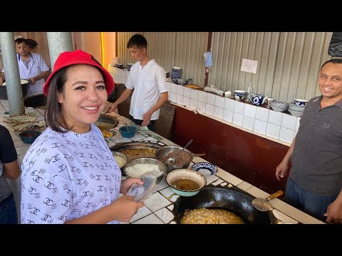 Узбекистан. Уличная еда. Восточный базар! Наманган ! Барахолка!