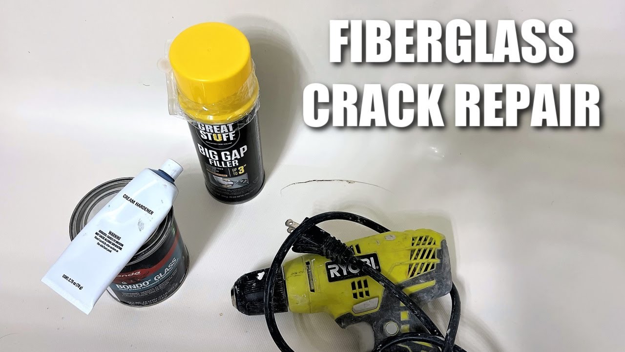 FIBERLGASS CRACK REPAIR HOW TO REPAIR A CRACK IN A FIBERGLASS BATHTUB