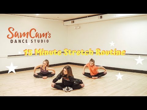 15 Minute Stretching Routine For Dancers | Follow Along | Flexibility | SamCam