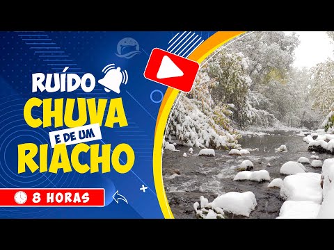 ???? RUÍDO DE UMA TEMPESTADE DE NEVE AO LONGO DA MARGEM DE UM RIO ⛄ IDEAL PARA DORMIR RÁPIDO ???? 8 HORAS