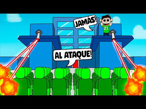 CONSTRUIMOS una FORTALEZA para SOBREVIVIR a LOS ZOMBIS !! (Zombie Battle Tycoon Roblox)