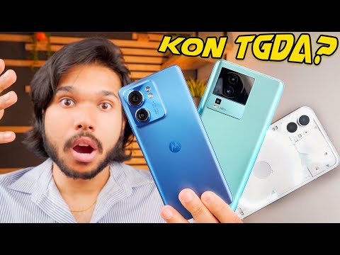 Thumbnail for Moto Edge 40 vs iQOO Neo 7 vs Nothing Phone 1 - Heavy Testing !