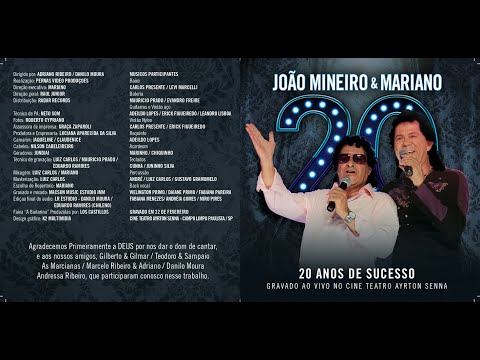 Thumbnail for JOÃO MINEIRO & MARIANO - DVD COMPLETO 20 ANOS