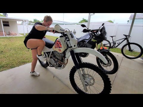 How to start the Honda XR600R XR600