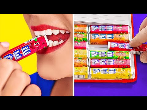 TRUCOS Y CONSEJOS INCREÍBLES CON DULCES || Trucos con golosinas que tienes que probar