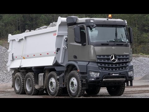 Thumbnail for NOVO MERCEDES AROCS 2022: CAMINHÃO 8X4 OFF-ROAD EXTRAPESADO CHEGA AO BRASIL | TOP CARROS