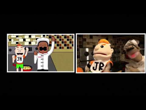 SML Movie - Richards Mistake! Animation vs Original (Side By Side)