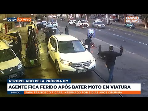 Policial Militar é atropelado por viatura da PM em Porto Alegre