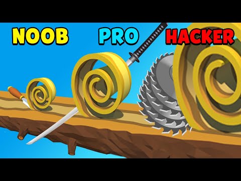 NOOB vs PRO vs HACKER - Spiral Roll