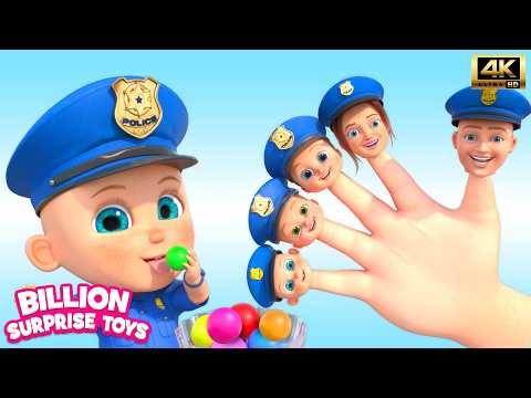 Finger Family Candy Surprise | Learn Colors with Gumballs