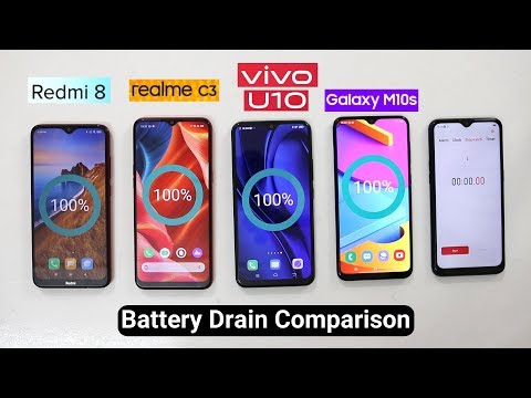 Realme C3 Battery Drain Vs Redmi 8/8A/vivo u10/Samsung M10s