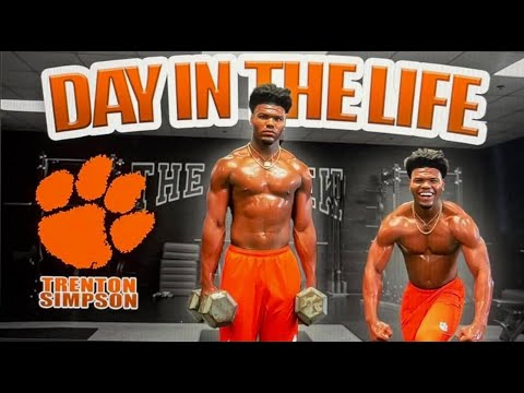 Thumbnail for Trenton Simpson "A Day In The Life" | Clemson University Linebacker