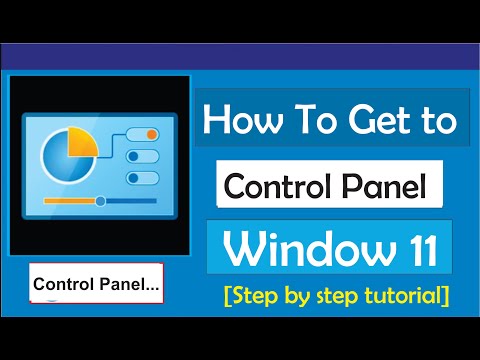 Thumbnail for How to Get to Control Panel Windows 11