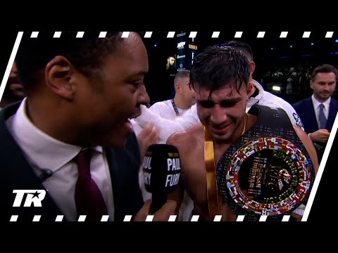 Thumbnail for Tommy Fury Overcome with Emotion After Beating Jake Paul, Will Accept Rematch | POST-FIGHT INTERVIEW