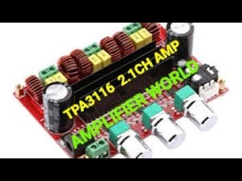 TPA 3116 class-d amplifier review and test of board