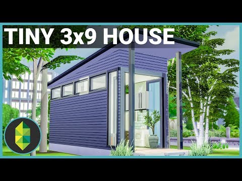 Tiny 3x9 House - The Sims 4 House Build