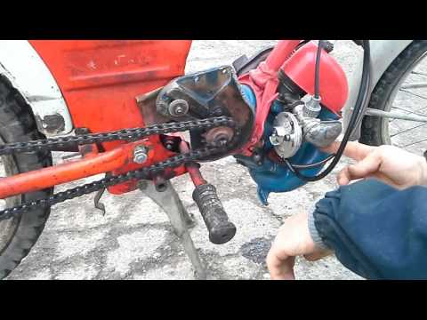 Thumbnail for Обзор мопеда из бинзапилы дружба и рамы риги 22