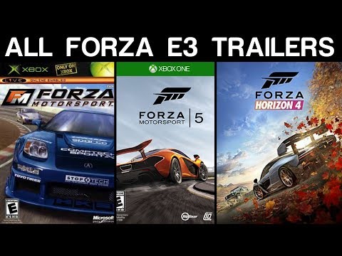 Thumbnail for Evolution of Forza E3 Trailers (2005 - 2018)