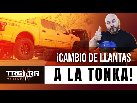 ¡Cambio de llantas a la Tonka! | Recomendaciones antes de comprar | Lupillo Rivera y Tremor Wheels