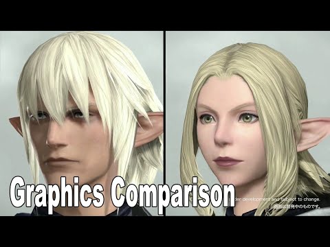 Thumbnail for Final Fantasy XIV Online Dawntrail Graphical Update Comparison