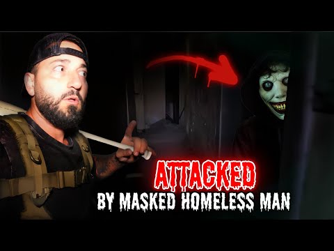 ATTACKED BY MASKED HOMELESS GUY AT ABANDONED FACTORY GONE WRONG