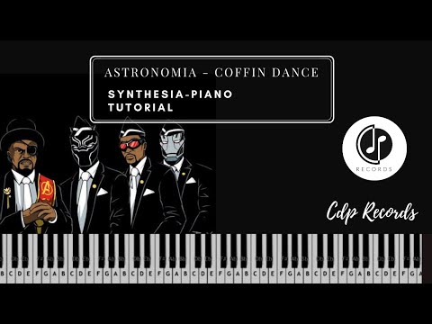 Thumbnail for Astronomia l Coffin Dance (Synthesia Piano Tutorial) l Ragtime Piano l