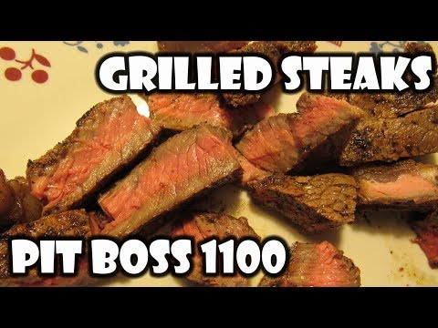 Grilled Porterhouse Steaks | Pit Boss Pro Series 1100 | Pellet Gril Steaks