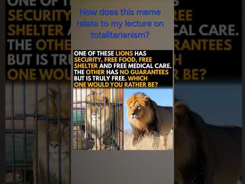 Watch my full lecture on Totalitarianism