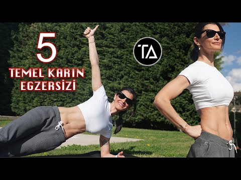 5 Dakikada 5 Temel Karın Egzersizi (Karın Kası Nasıl Yapılır?)