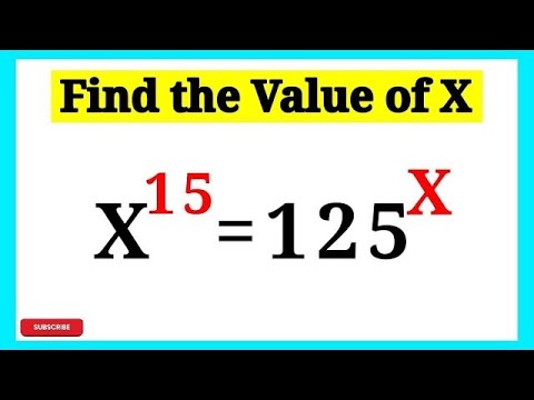 Nice Exponential Math Simplification | Find the Value of X