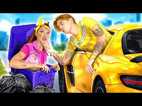 I Fell in LOVE with BILLIONAIRE - From POOR to GIGA-RICH | Funny Hacks by La La Life Emoji