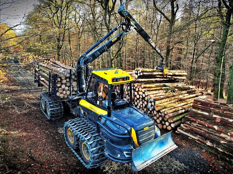 ????4K|*MyPonsse* pure driving • NEW Ponsse Buffalo • WorldChampion Logger • ForwarderAction • Part-1????