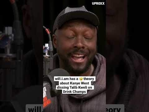 #WillIAm presents proof that #KanyeWest admitted to using #TalibKweli ???? #GetEmHigh #DrinkChamps