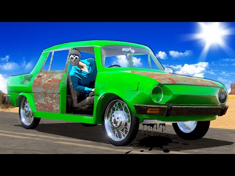 I Built a Car from SCRATCH in the Wasteland! - The Long Drive