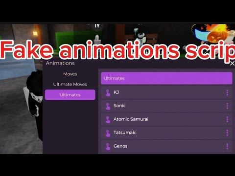Thumbnail for Fake animations script | The strongest battlegrounds