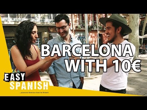WHAT TO DO IN BARCELONA WITH 10 EUROS? | Easy Spanish 120