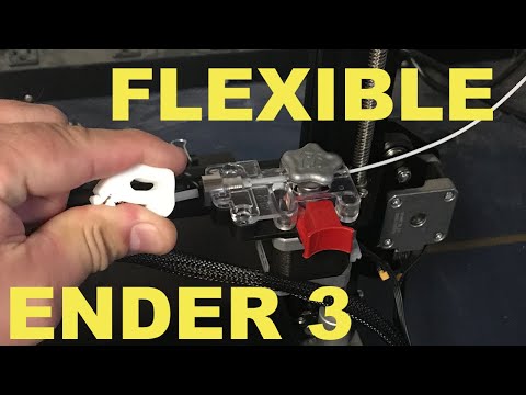 Flexible NinjaFlex TPU using EZR on Ender 3