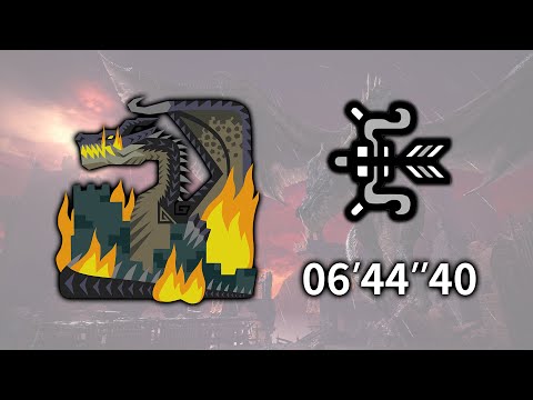 【MHWI PC】黑龍 弓箭 - 6'44"40 / Fatalis Bow