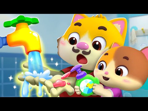 おててはしっかり洗おう! | 子供の歌メドレー | 子どもの歌 | 童謡 | ネコネコファミリー | ミャウミファミリーショー | MeowMi Family Show