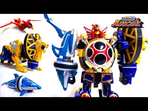 Thumbnail for 【忍風戦隊 ハリケンジャー】シュシュッと参上!DX超合金 忍風合体 旋風神 ヲタファの歴代戦隊ロボレビュー / DX Senpuujin , Storm Megazord