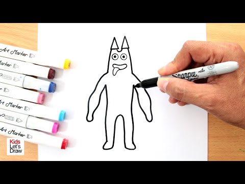 Aprende a dibujar a BANBAN (paso a paso) | Garten of Banban