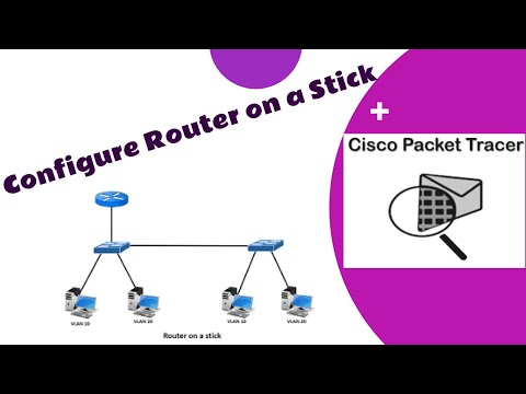 Thumbnail for Part 2 - Inter vlan routing | Router on a Stick (2) | Cisco packet Tracer