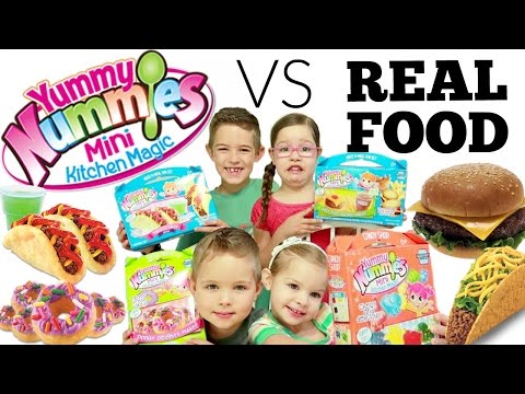 Thumbnail for ????Yummy Nummies VS REAL FOOD Challenge????