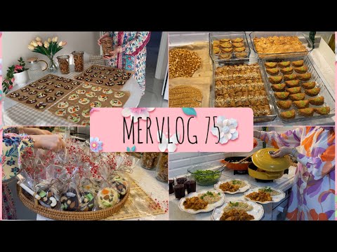 BAYRAM HAZIRLIKLARI ????TAM TUTAN BAYRAM TATLILARI ???? EV YAPIMI ÇİKOLATA VE ŞEKER | ŞALVAR DİKİMl