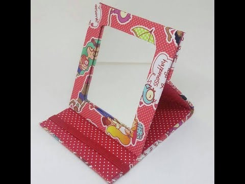 Como fazer Espelho de Bolsa em Cartonagem