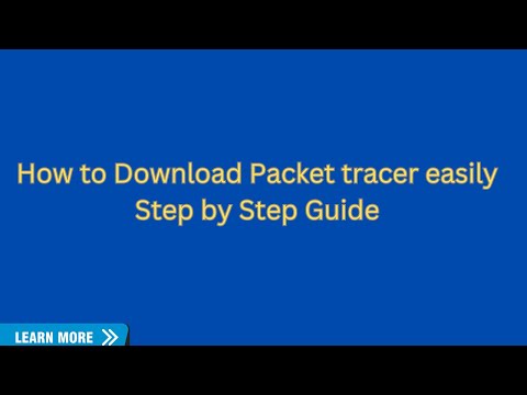 How to Download and Install Packet tracer | VU CS610P