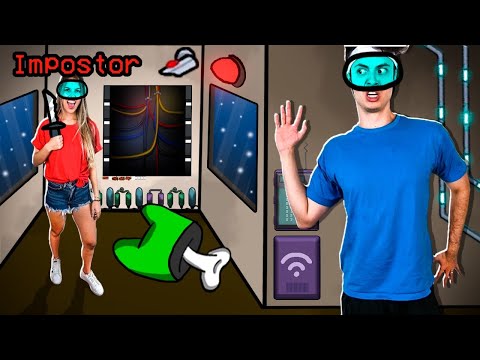 JOGAMOS AMONG US NA VIDA REAL COM 2 IMPOSTORES! -  PT 4  - (Impostor IQ 999,999,999)