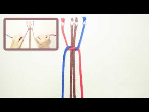 マクラメの編み方　基本編　結束の印