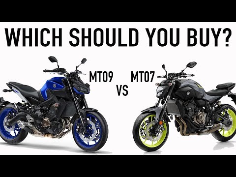 Yamaha MT07 vs MT09 |  In-Depth Review &amp; Comparison (FZ09 vs FZ07)